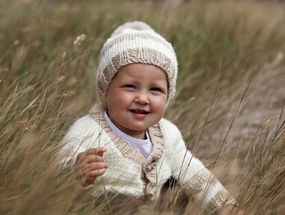 Little Timothy's Hat and Cardigan Set