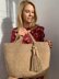 Crochet Jute Beach Bag Pattern: Large Lined Tote with Tassel