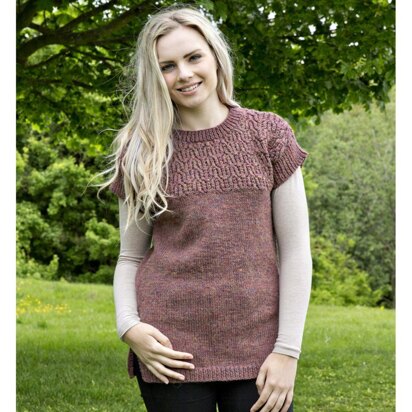 Knitted Tunic in Twilleys Freedom Alfresco Aran - 9209 - Downloadable PDF - knitting pattern