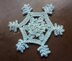Eternal Snowflake Applique Crochet Pattern