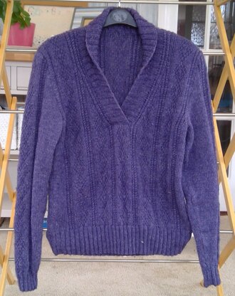 Hereford Shawl-Collar Sweater