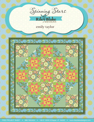 Riley Blake Spinning Stars - Downloadable PDF