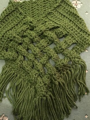Celtic scarf (crochet)