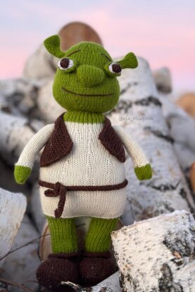 Shrek Knitting Pattern