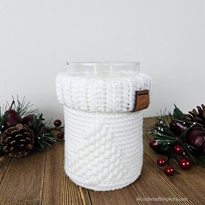 O' Christmas Tree Mason Jar Cozy