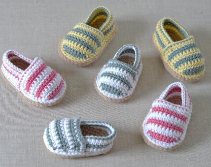 Stripy Espadrille Shoes