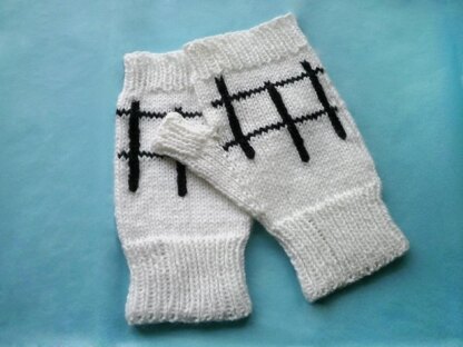 Broken grid gloves