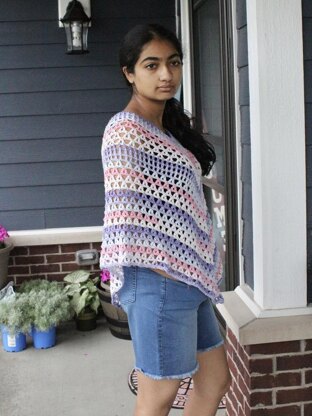 Radiance Crochet Poncho Pattern