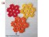 Crochet flower for 6 petals in autumn decor