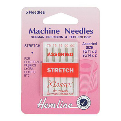 Hemline Machine Needles: Stretch - Mix