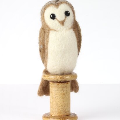 Hawthorn Handmade Barn Owl Needle Felting Kit - 15cm