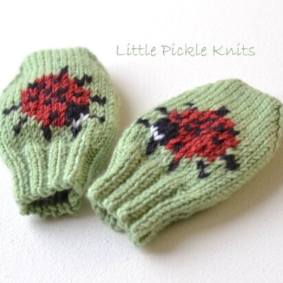 Baby mittens ' Little Ladybird '