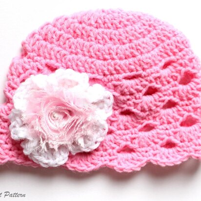 Girls Hat with Flower