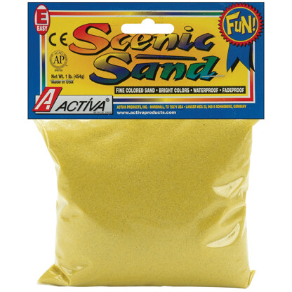 Activa Scenic Sand 1lb - Bright Yellow