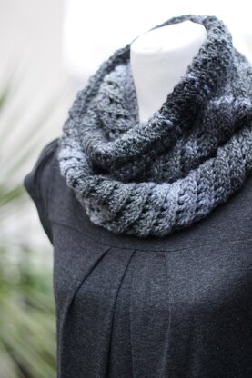 Grey Marl infinity scarf