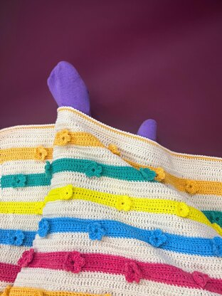 Between the Petals Baby Blanket