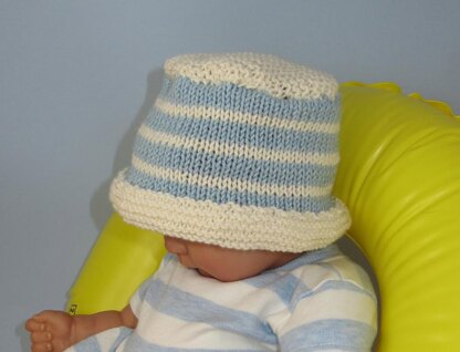 Baby and Child Simple Stripe Bucket Hat