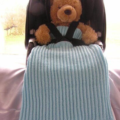 Car Seat Blanket Sherbet Blue