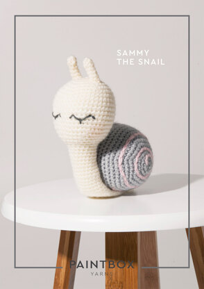 "Sammy the Snail" - Amigurumi Crochet Pattern For Toys in Paintbox Yarns Simply DK - DK-CRO-TOY-006