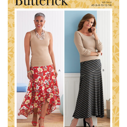 Butterick Misses' Skirt B6818 - Sewing Pattern