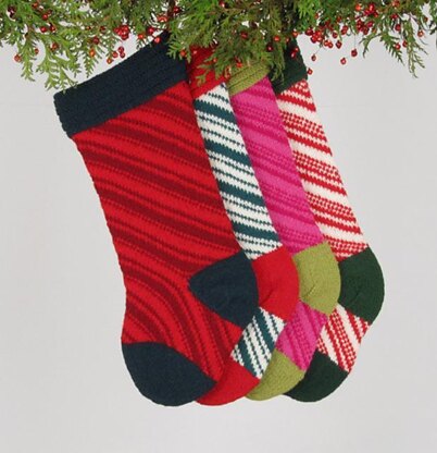 Candy Cane Christmas Stocking