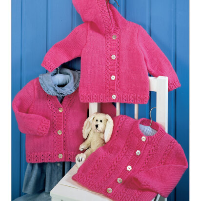 Cardigans in Sirdar Snuggly DK - 3110 - Downloadable PDF