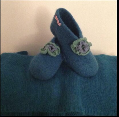 Felted slippers