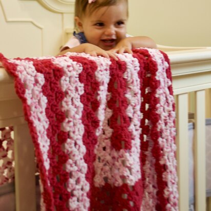 EASY BEGINNER'S Rectangle Granny Square Baby Blanket