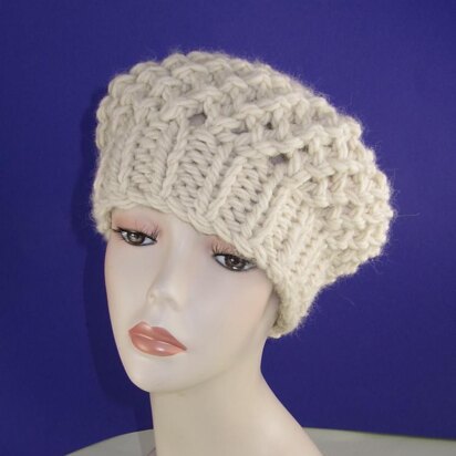 Super Chunky Simple Lace Tam Beret