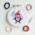 Simply Make Penguin Cross Stitch Kit - 20x15x10cm