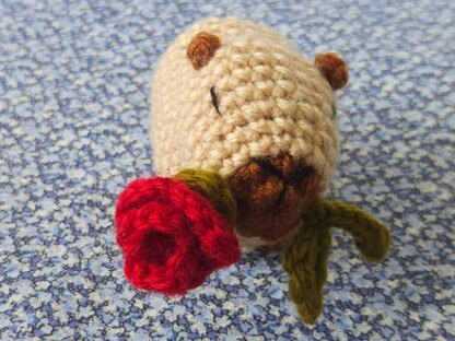 Valentine's Capybara Rose