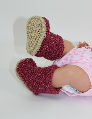 Baby Beaded Booties