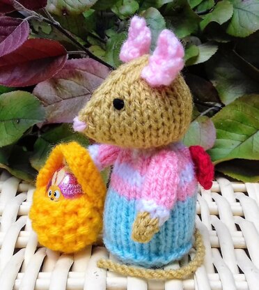 Little Mouse & Egg Basket - Creme Egg Cover