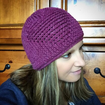 Embossed Heart Beanie