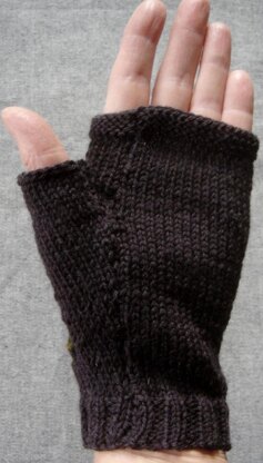 Roses fingerless gloves