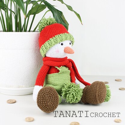 Snowman crochet pattern