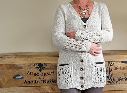 V-neck cardigan "Davina"