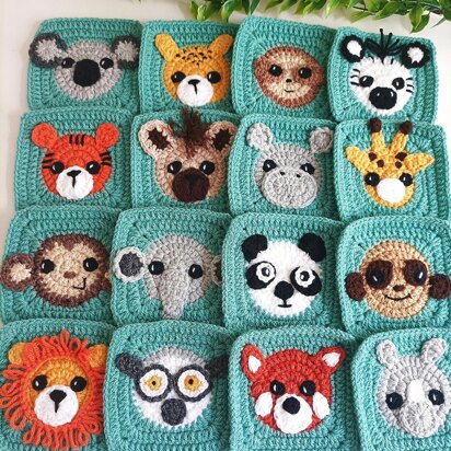 Jungle Granny Squares