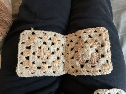 Granny squares tote bag