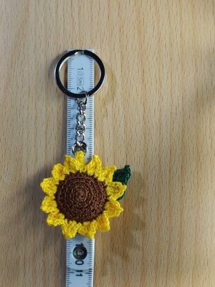 Sunflower Keychain