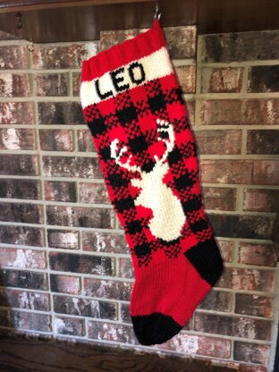 Plaid Deer Hunter Stocking