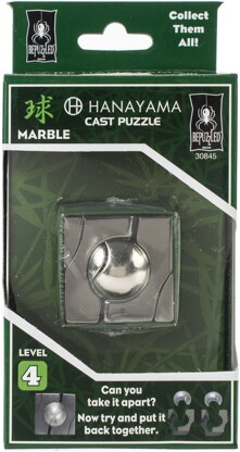 University Games Hanayama Cast Puzzles - Marble Level 4
