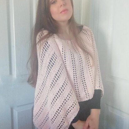 Summer Pink Poncho