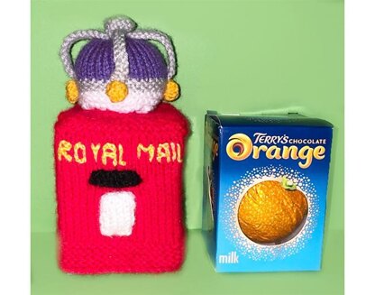 Royal Mail Pillar Box Choc Orange Box Cover