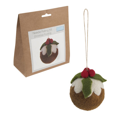 Trimits Christmas Pudding Needle Felting Kit