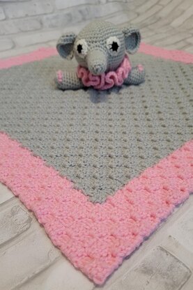 Pretty in Pink Elephant Lovey