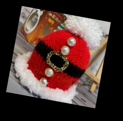 Santa Chocolate Orange Cover Knitting Pattern