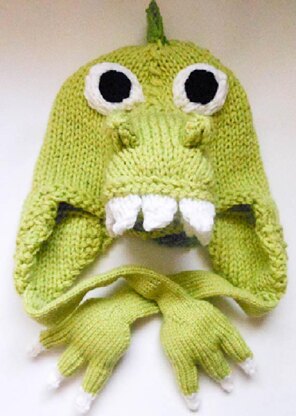 Dinosaur Dragon Hat knit