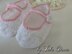 Lacy Crocheted Baby Shoes