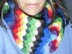 Rainbow infinity scarf